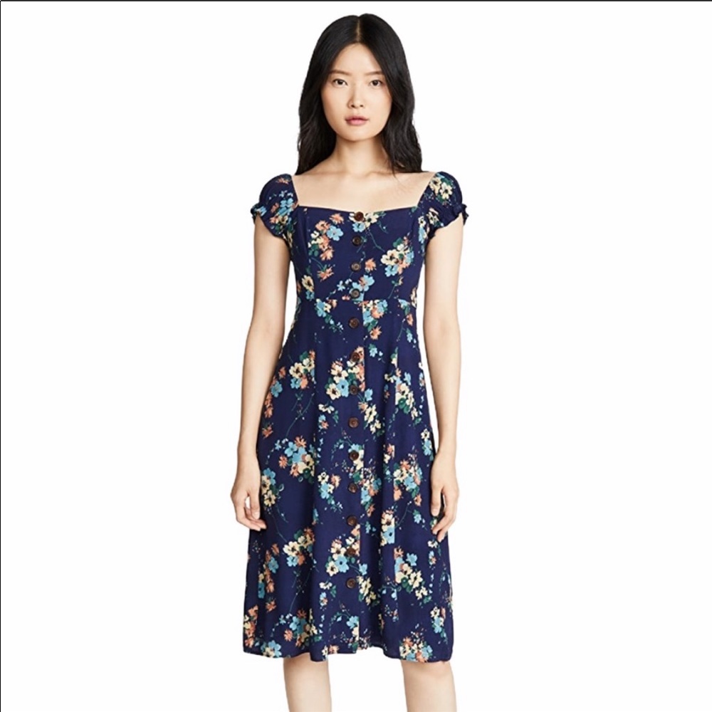 Capulet Revolve Mae Midi Dress small NWT